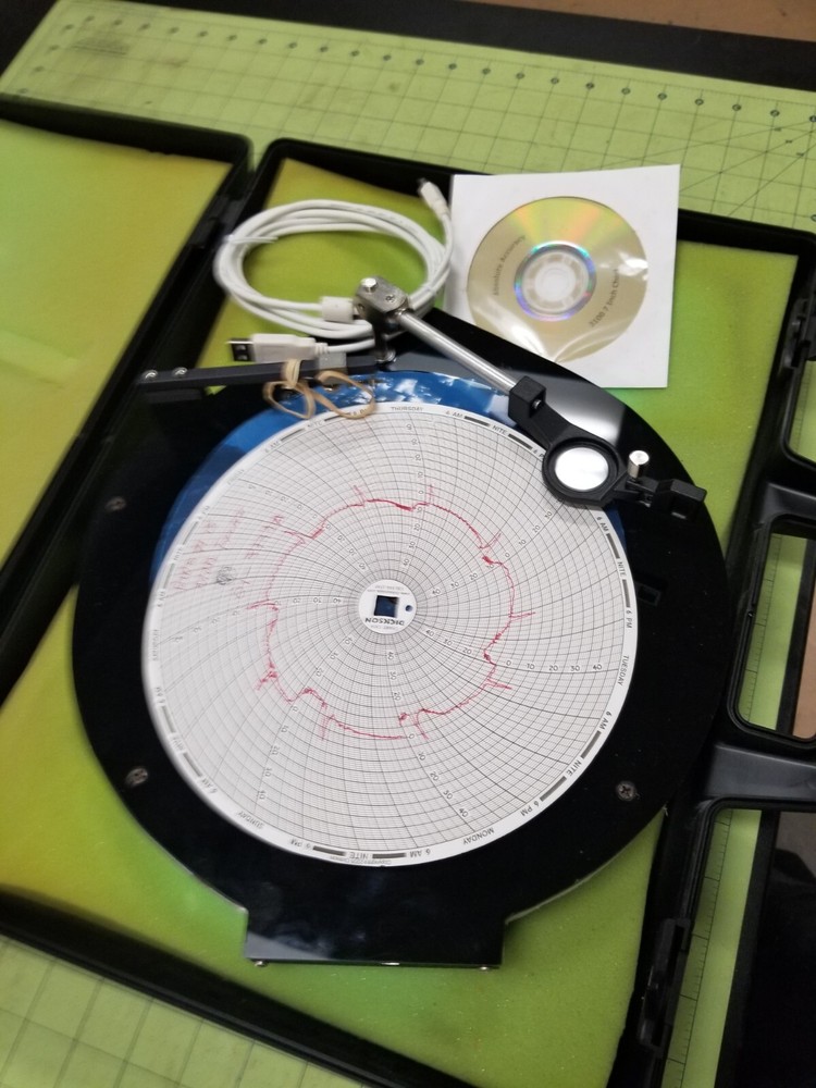 Circular Chart Recorder Reader Absolute accuracy Model 3100 NIB