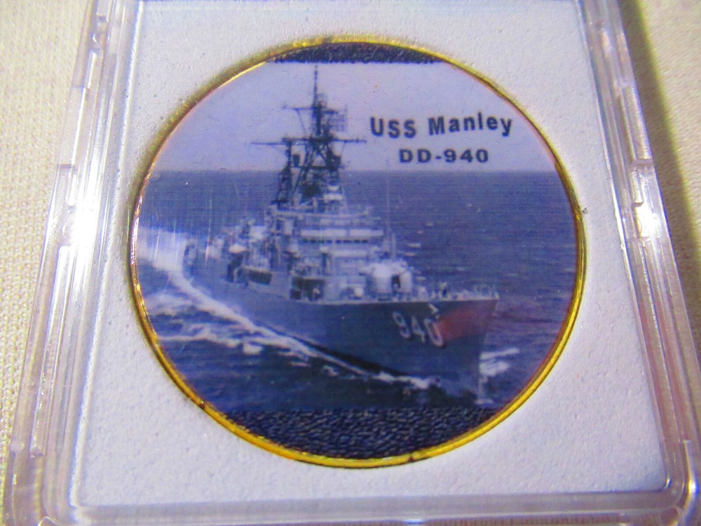 US NAVY - USS Manley DD-940 Challenge Coin