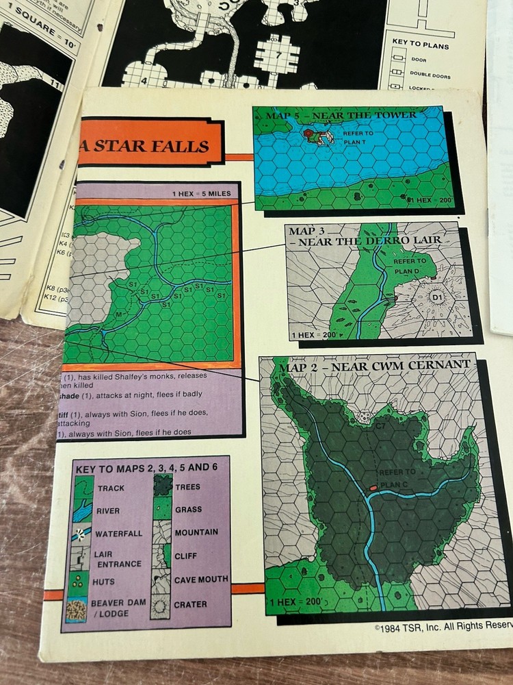 When A Star Falls Adventure Module - AD&D UK4