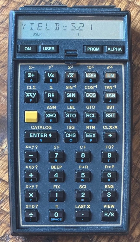 HP-41CV Calculator TESTED WORKING Time Module Securities Pac Manual Box