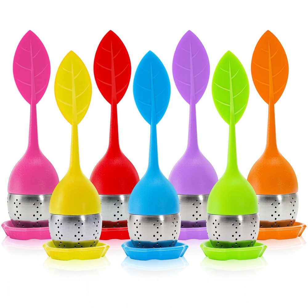 Bekith 7x Silicone Tea Infusers for Loose Leaf Tea, Cute & Fine Mesh