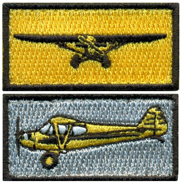 USAF 910th AIRLIFT WING – PIPER CUB POCKET TAB PATCH SET