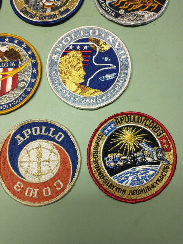 Apollo Lion Brothers Mission Patch Set