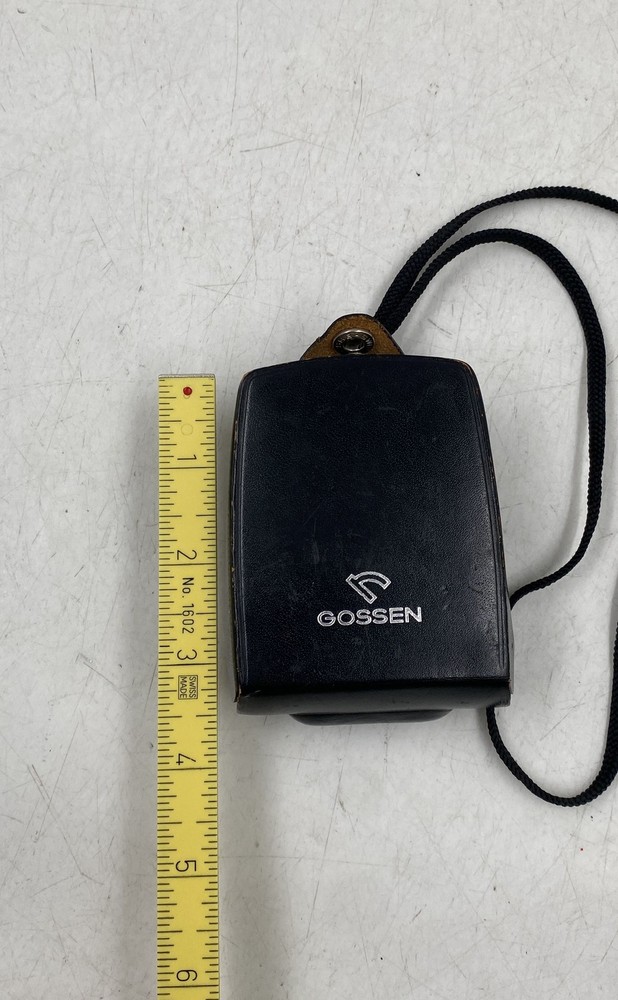 Gossen N100 Black Silver Exposure Ambient Light Meter With Strap & Case