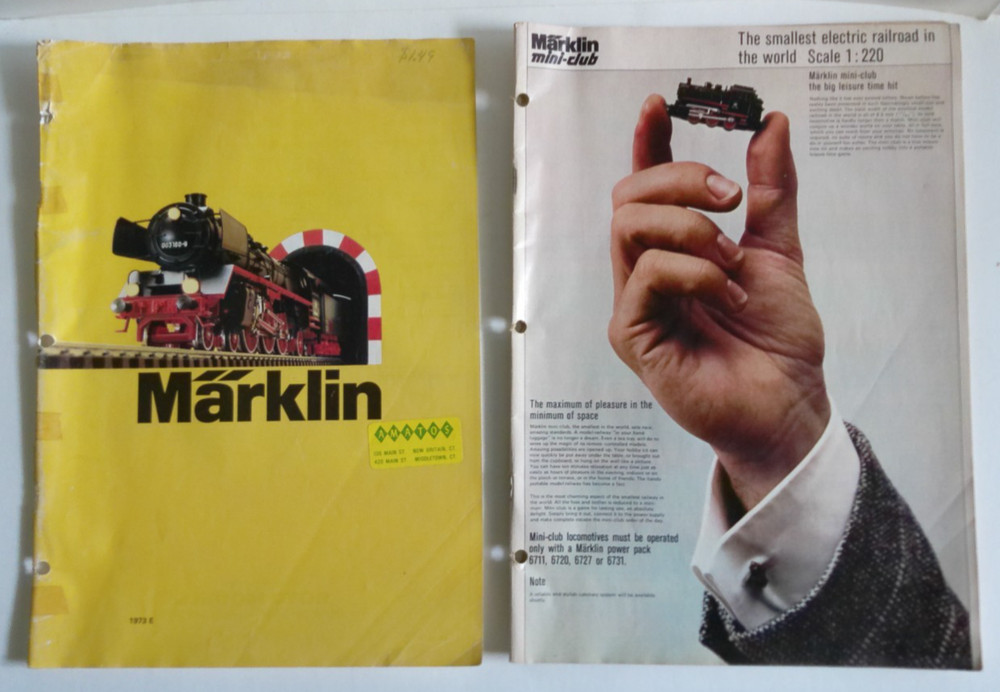 Vintage Marklin 1973 E Catalog