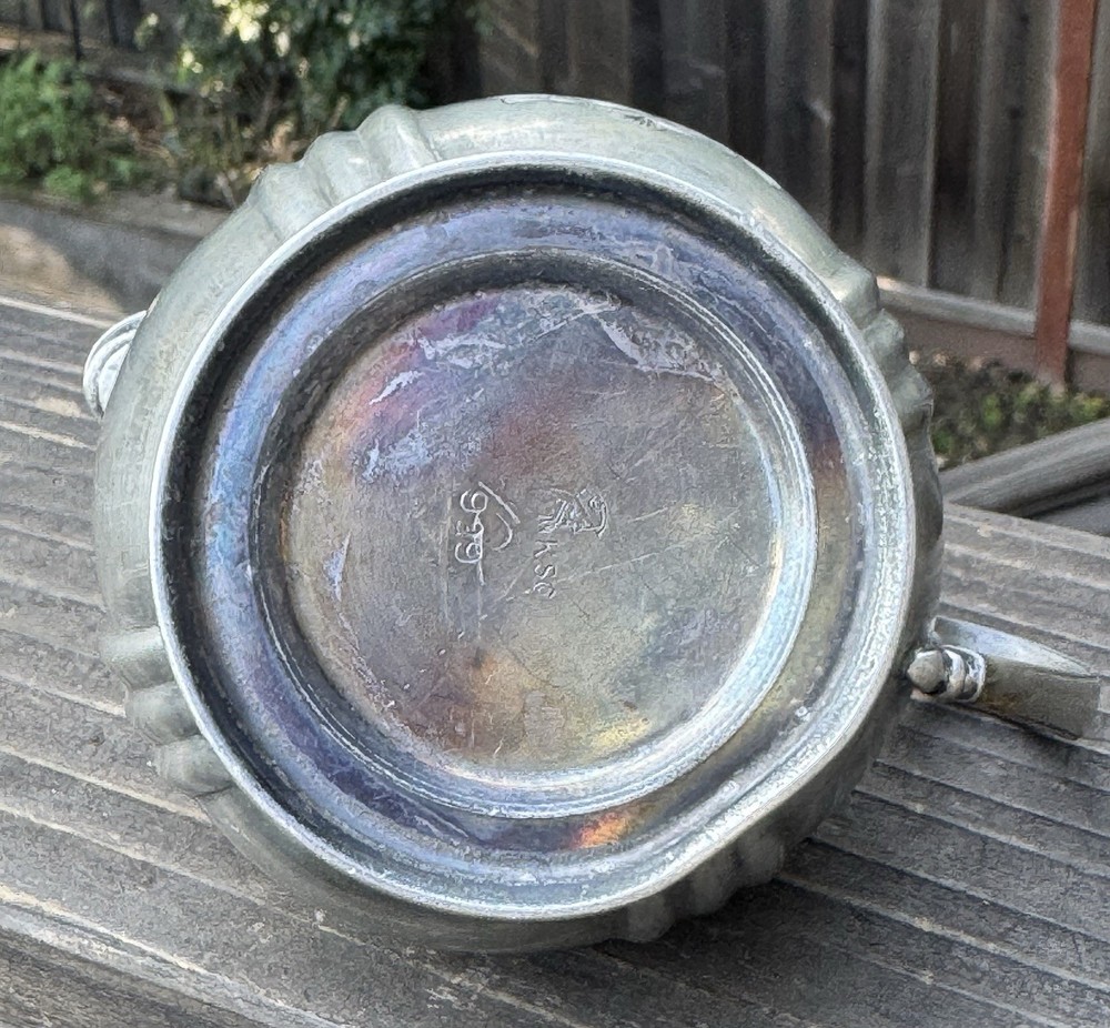 Antique Knickerbocker Silver Co. Creamer Marked #929