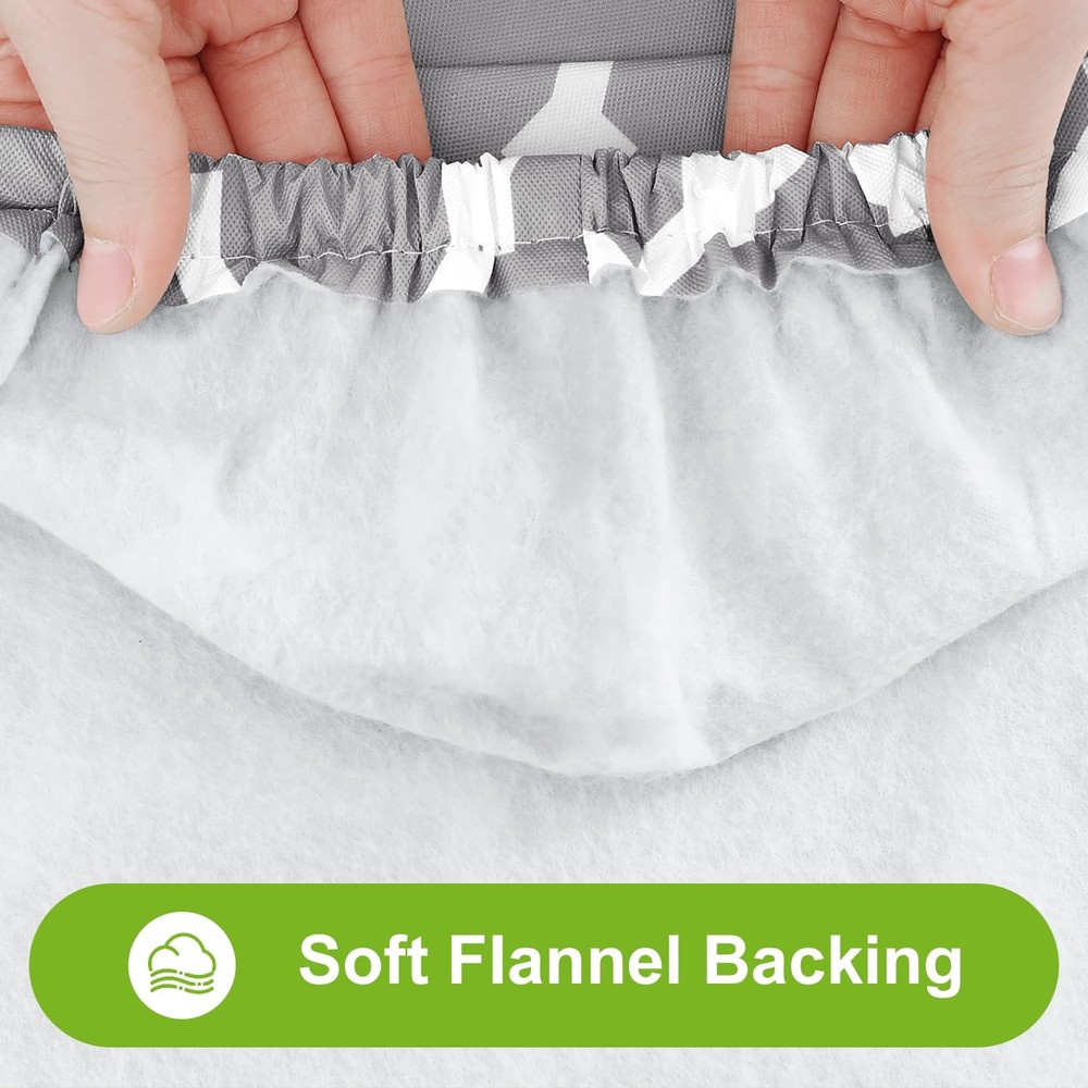 Smiry Rectangle Picnic Table Cloth, Waterproof 72" x 30" (Rectangular), Grey