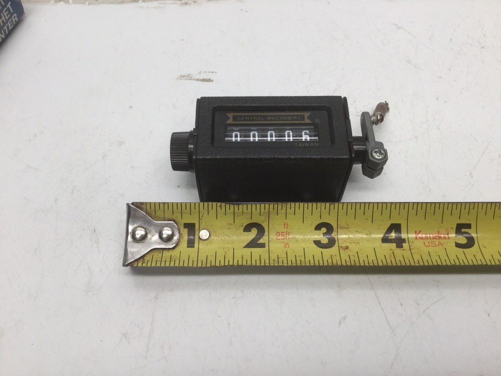 Central Machinery P3700, 5 Digit Ratchet Counter