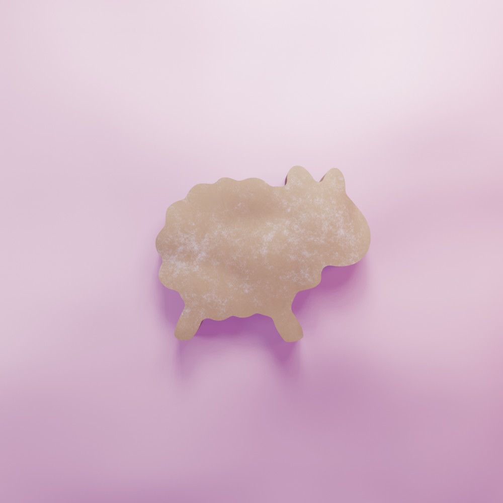 Sheep cookie cutter