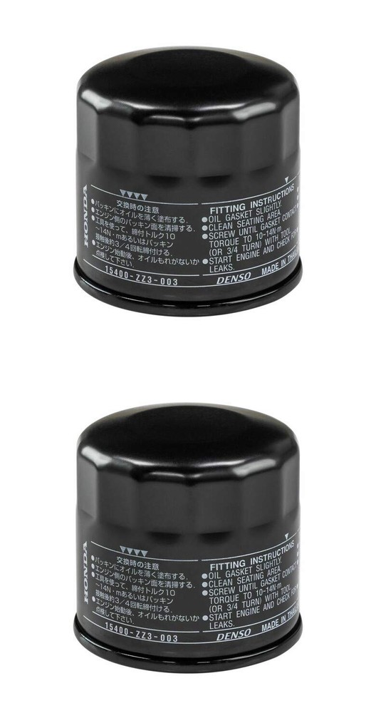 Honda 2 Pack 15400-ZZ3-003 Oil Filter for GCV530 H4514H H4518H 15400-PFB-014 OEM