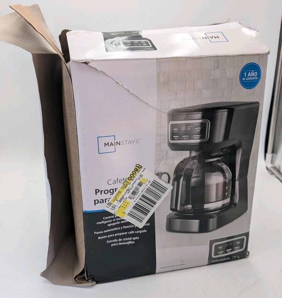 Mainstays 12-Cup Programmable Coffee Maker New in a box
