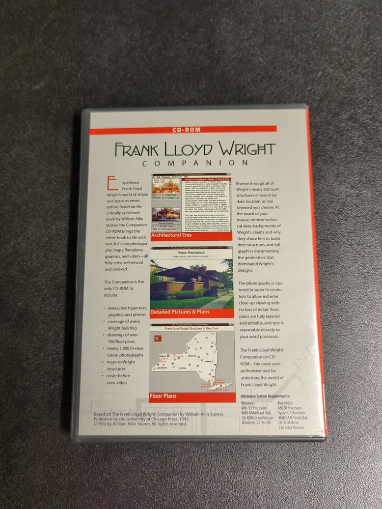 The Frank Lloyd Wright Companion CD-Rom