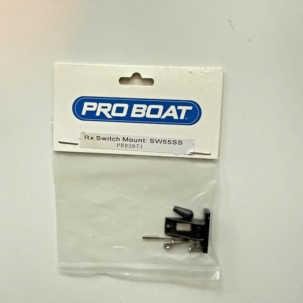 PROBOAT RX SWITCH MOUNT FOR SHOCKWAVE 55SS PRB2671 NEW OLD INVENTORY