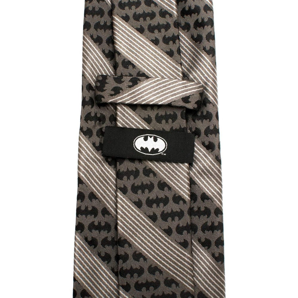 DC Batman Black Pinstripe Tie