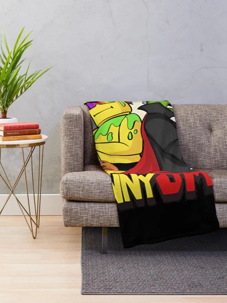 sunny and melon merch Throw Blanket