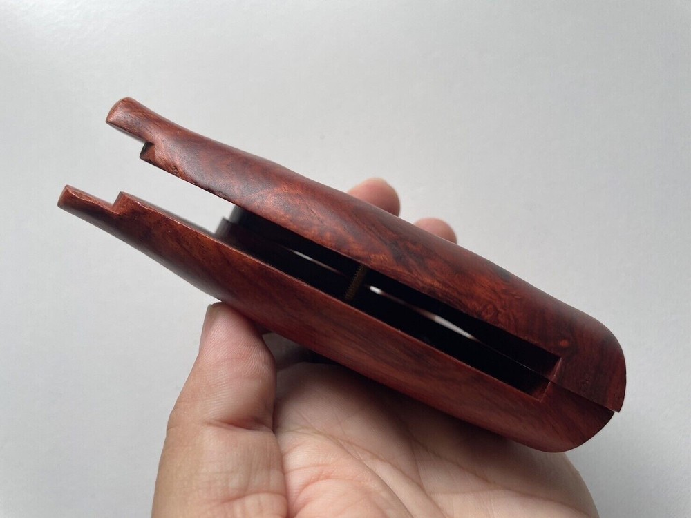 Handle grip for COLT PYTHON grips (I, E FRAME) Smooth hard wood and opened back