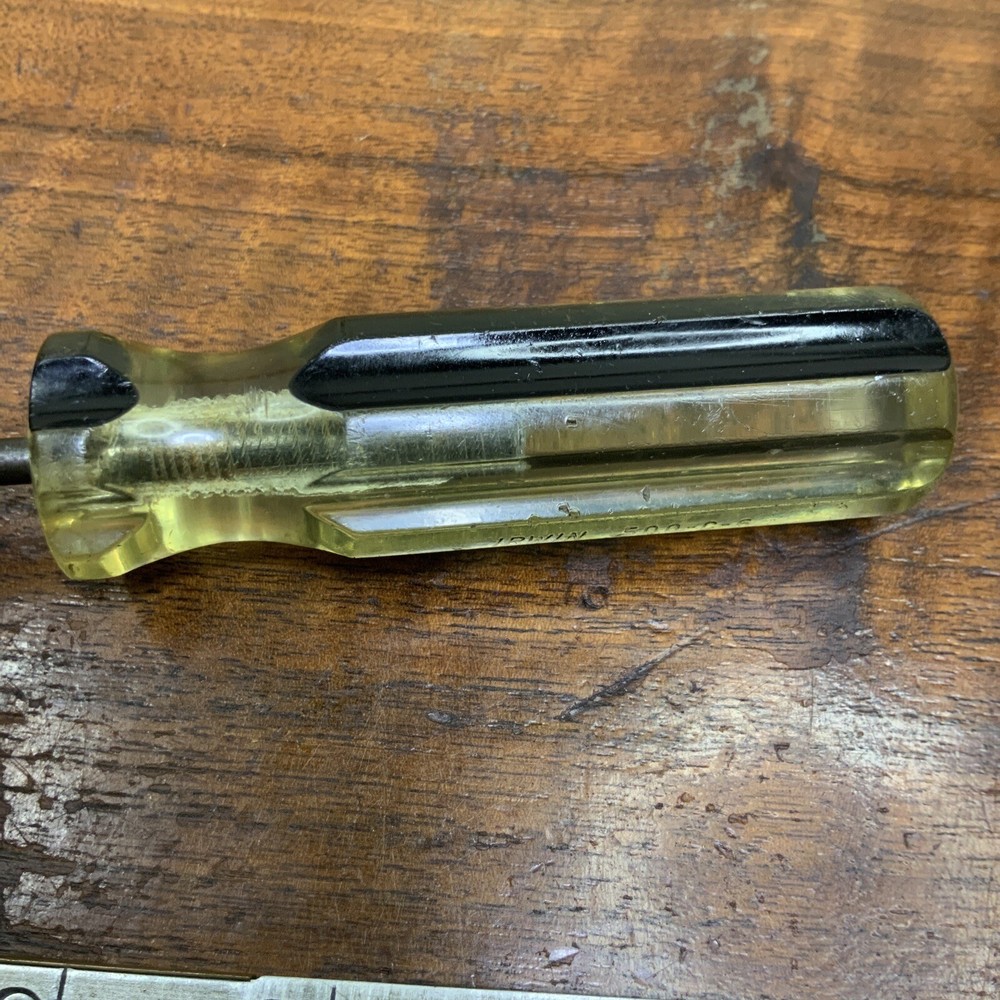 VINTAGE IRWIN 500-C-6 9 1/2” 3/8" FLATHEAD SCREWDRIVER
