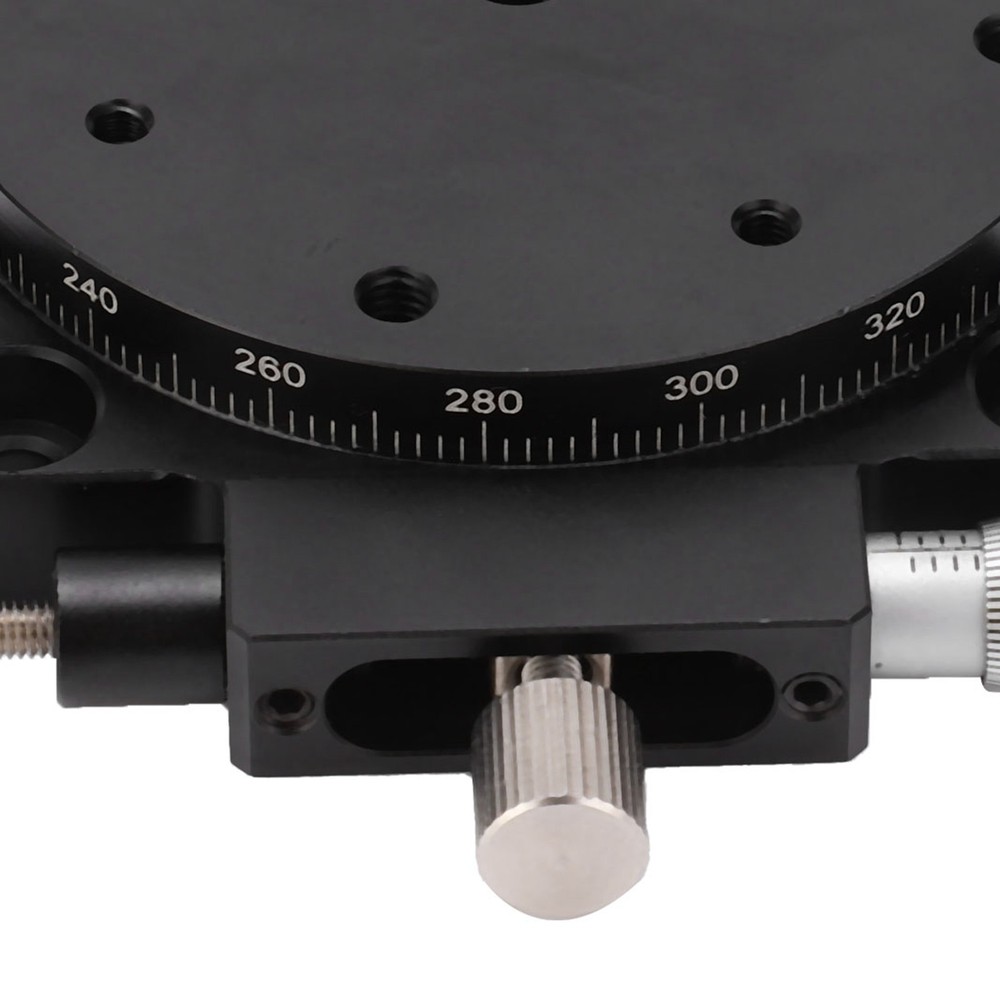 Manual Displacement Platform R Axes Rotating Linear Stage 360° Sliding Table