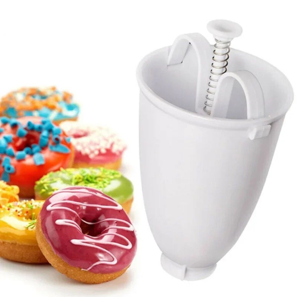 Doughnut Maker Batter Dispenser Plastic For Donut Cake DIY Baking Tools Maker