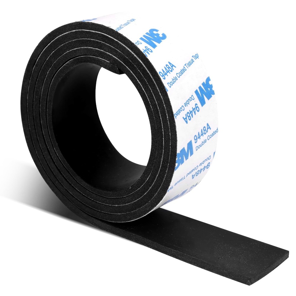 Rubber Strips, Solid Rubber Sheets Self Adhesive Neoprene Rolls & Strips for ...