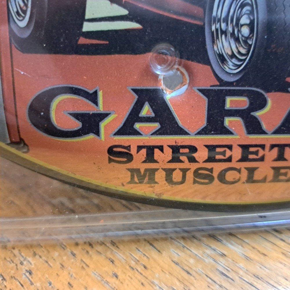 Oval Hot Rod Garage Double Switch Plate