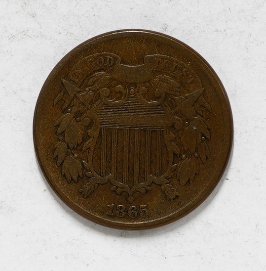 1865 2 Cent Piece