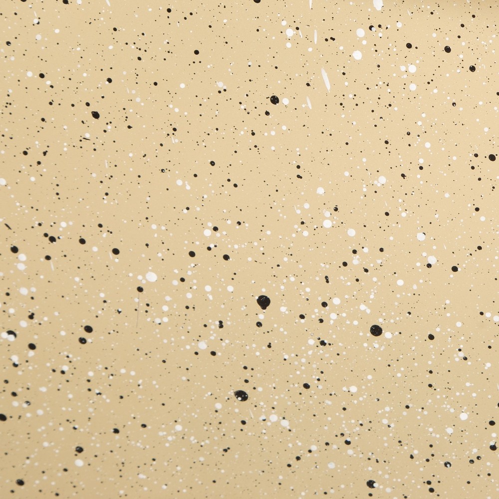 Cinza Side Table Gold & Beige