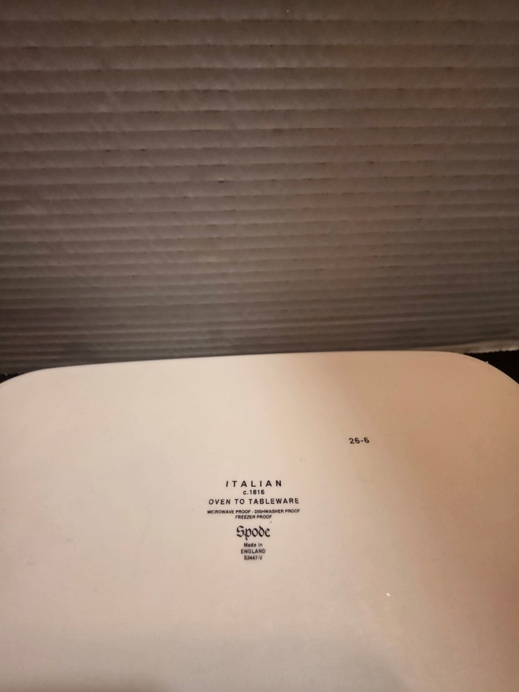 Spode Blue Italian Oven to Table Rectangular baking Dish 10 3/8" Inch