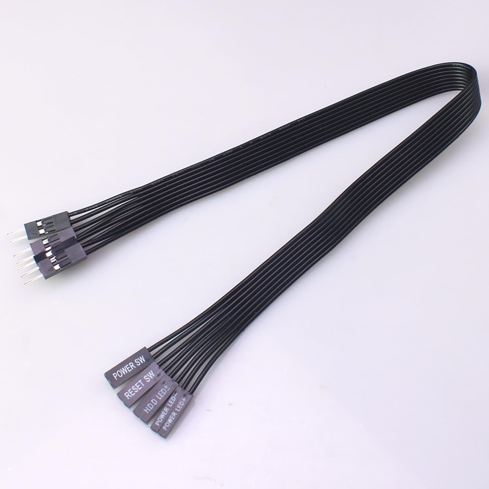 Motherboard Extension Wire Set Silver-Plated Plug Mainboard Switch Hard Disk ...