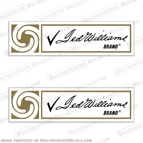 Fits Ted Williams Boat Trailer Decals