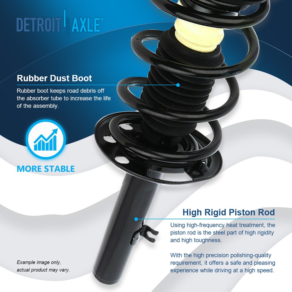 Ford Flex Struts Coil Assembly + Shock Absorbers + Sway Bars Fits Front & Rear