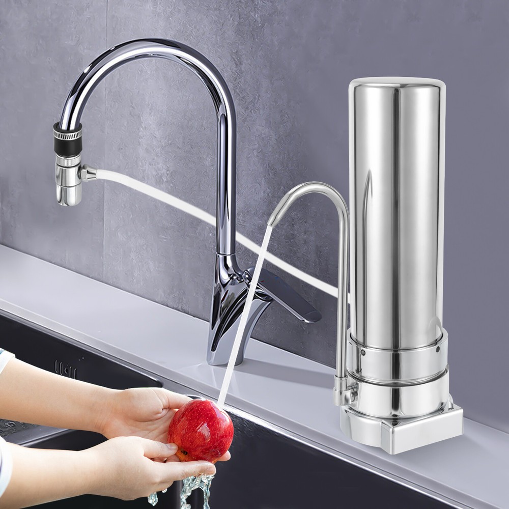 Countertop Filter Water Filtration Filter Sink Drinking System Stainless Steel