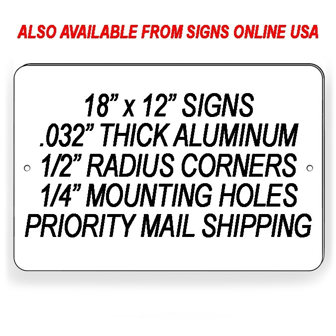 Delivery Instructions Drop Package Here 5" x 7" Sign METAL usps amazon ups MS022