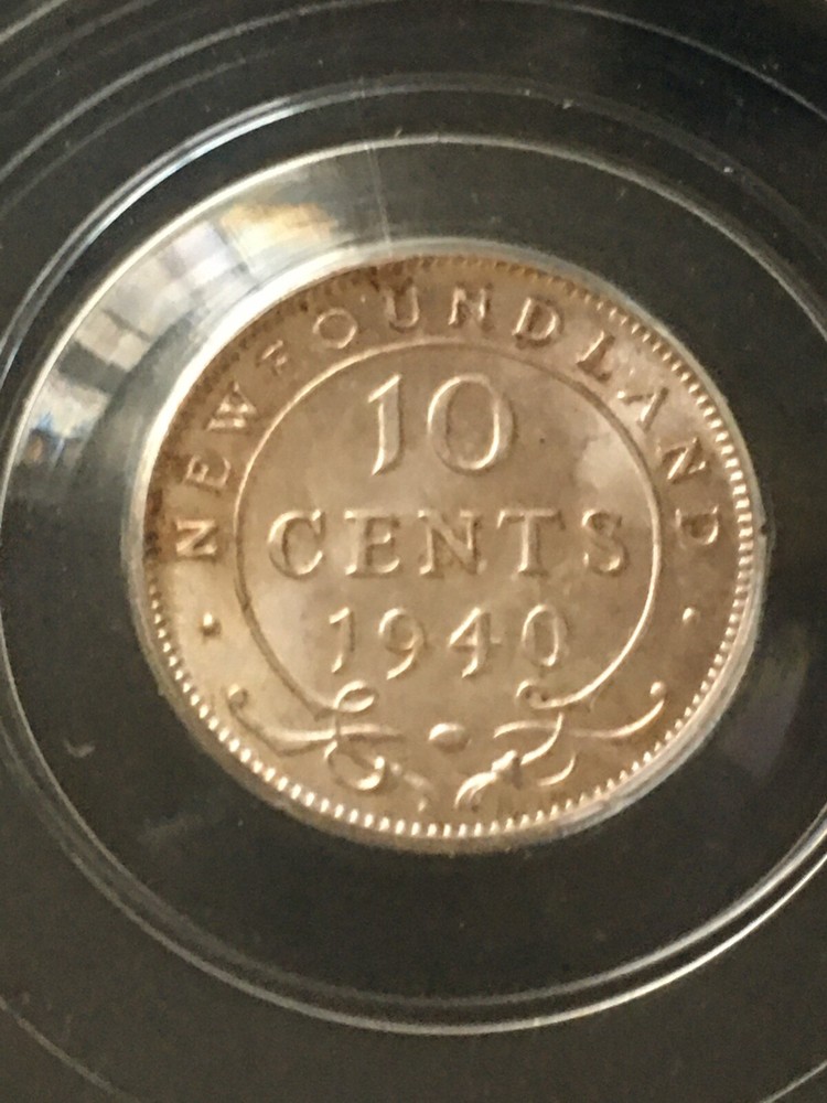 1940 CCCS Graded Newfoundland ¢10 Cent **MS-63** #1811