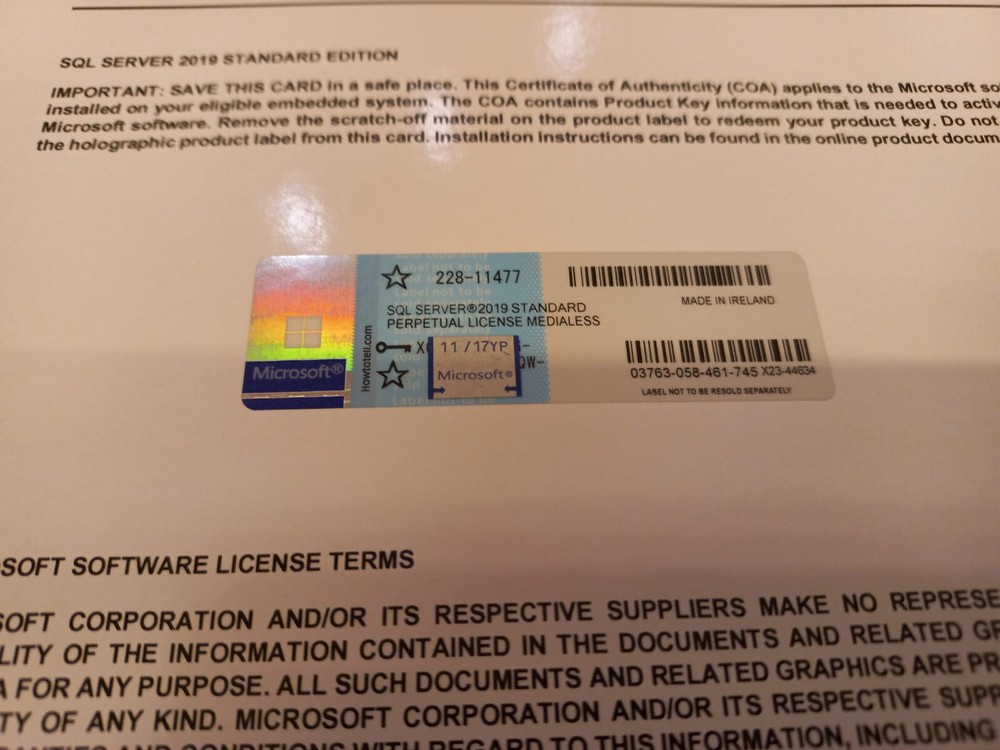 Microsoft SQL Server 2019 Standard 24 Core License unlimited User CALs 228-11477