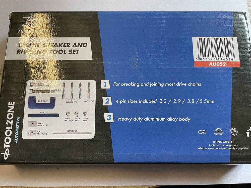Chain Breaker & Riveting Tool Set Toolzone - Heavy Duty AU052