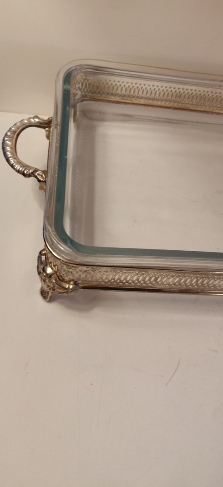 Silver Plated Casserole Server 14 1/2 X 9 1/2