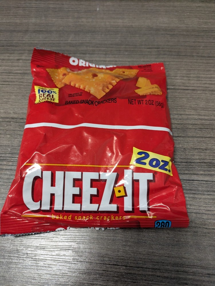Cheez-It Original Crackers - 2 Ounce Pack - MISPRINT - RARE