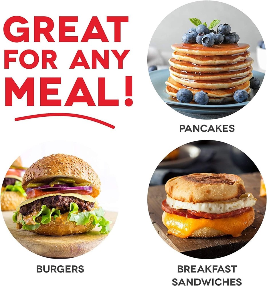 Mini Griddle Maker Nonstick Pancake Sandwich Maker Compact Aqua