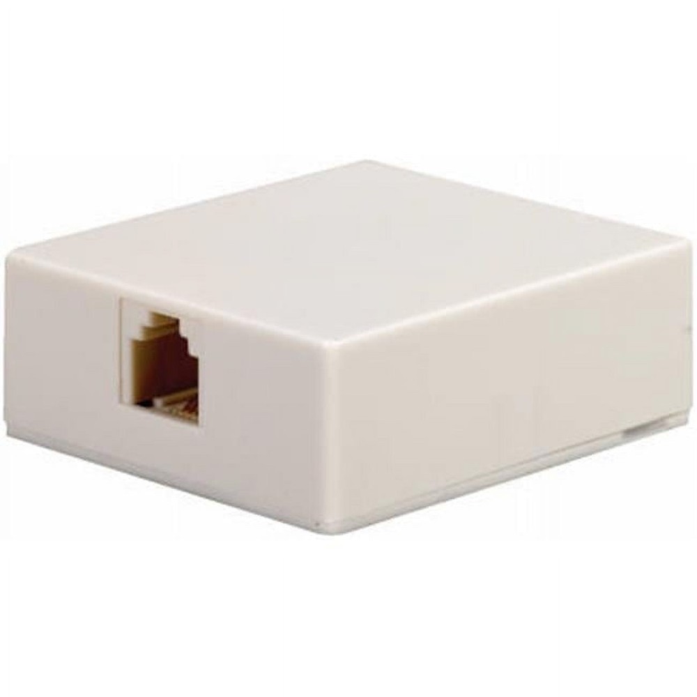 Rca Tp265whr Tp265whr Surface-mount Baseboard Phone Jack