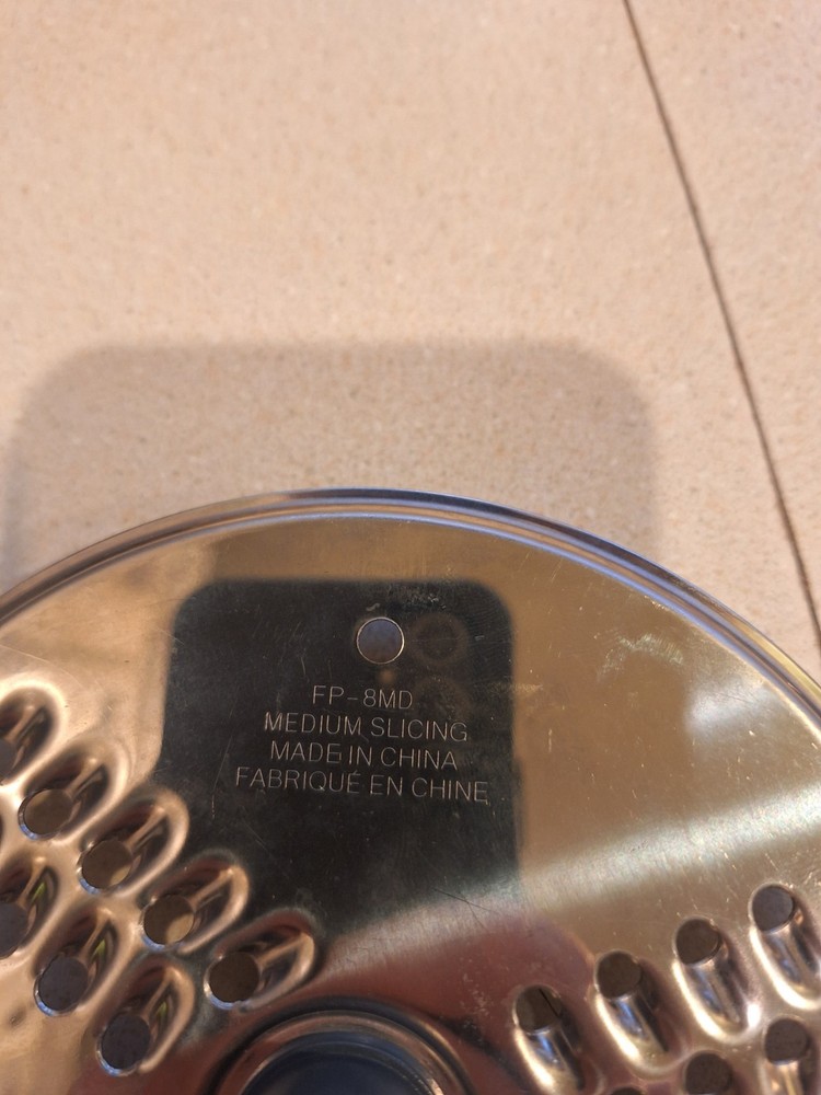 Cuisinart FP-8MD Food Processor Replacement Disc MEDIUM Slicing And Shredding