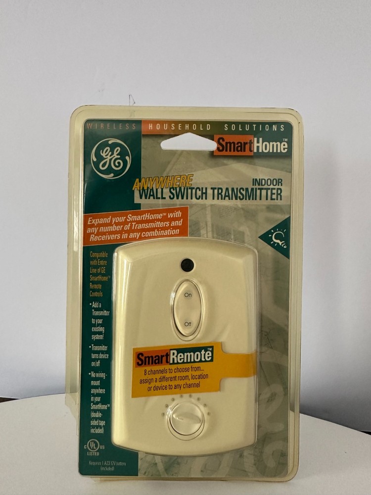 GE SmartHome  Anywhere Indoor Wall Switch Transmitter  RFS102TX