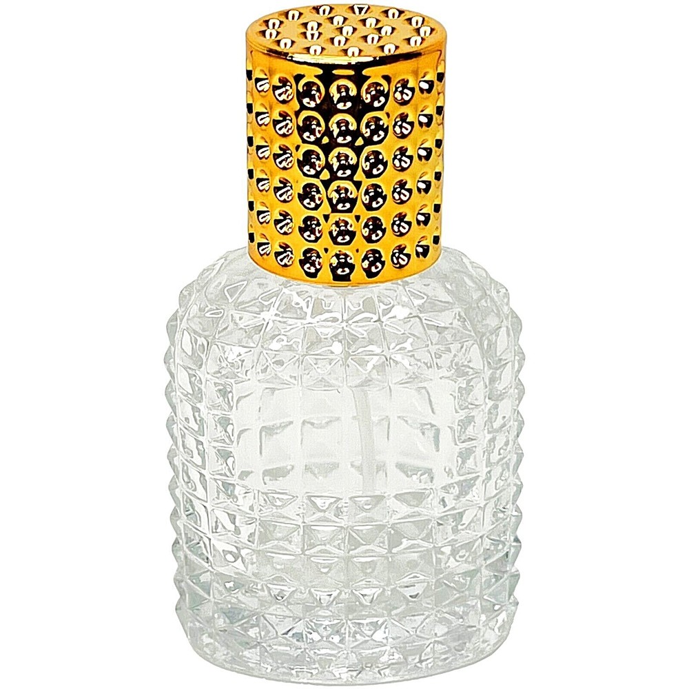 30ml 1oz empty perfume pineapple glass spray bottles gold atomizer lid