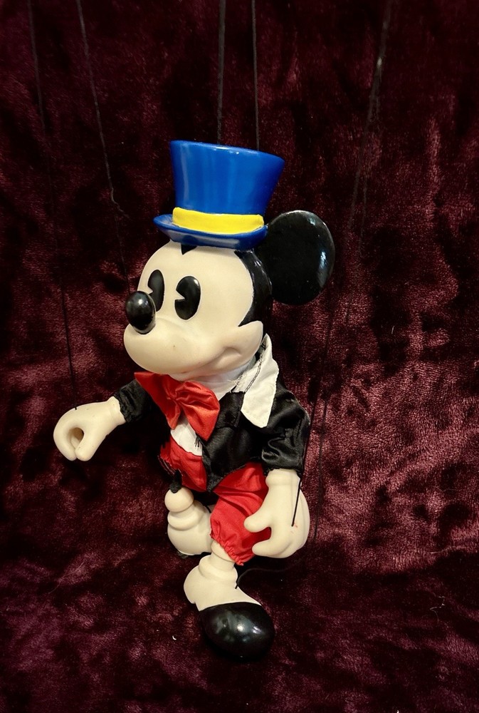Vintage Disney Mickey Mouse String Puppet (Marioette)
