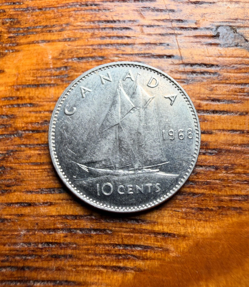 Canada 10 Cents 1968