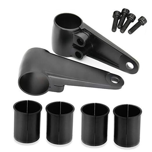 Billet Aluminum Headlight Fork Mounting Brackets Compatible with 35mm 39mm