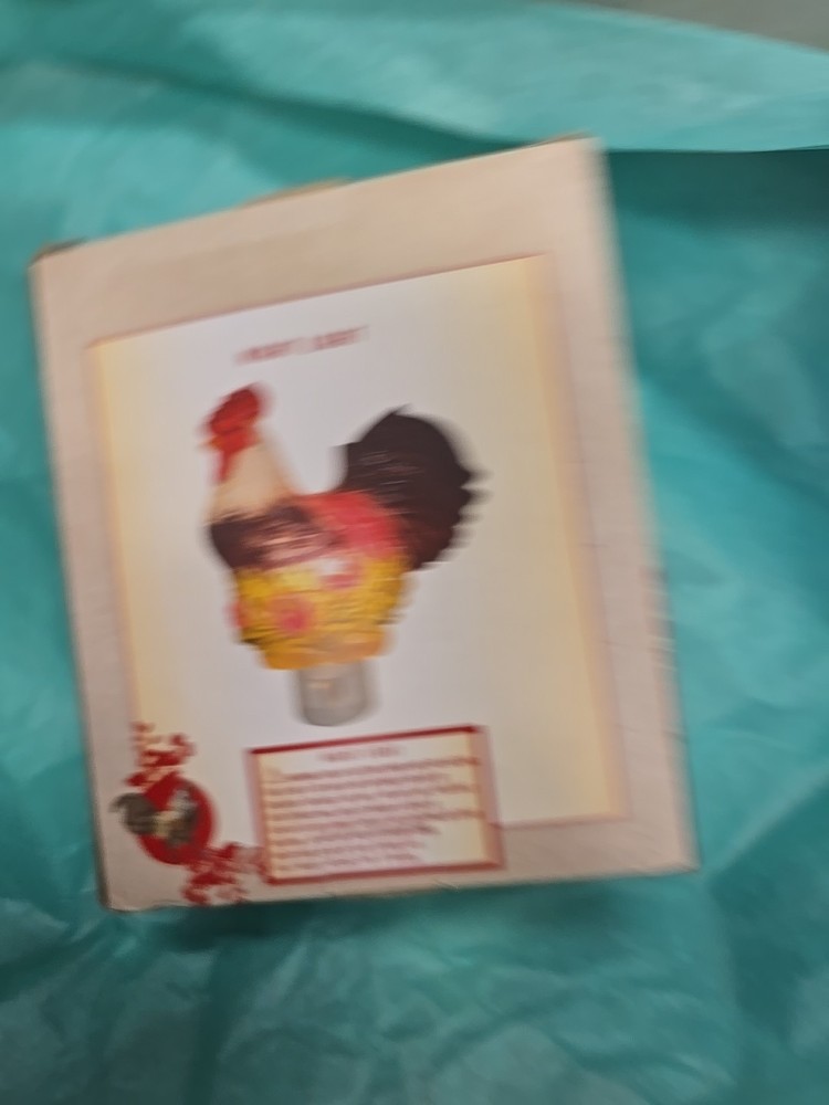 Cracker Barrel Rooster Night Light New In Box