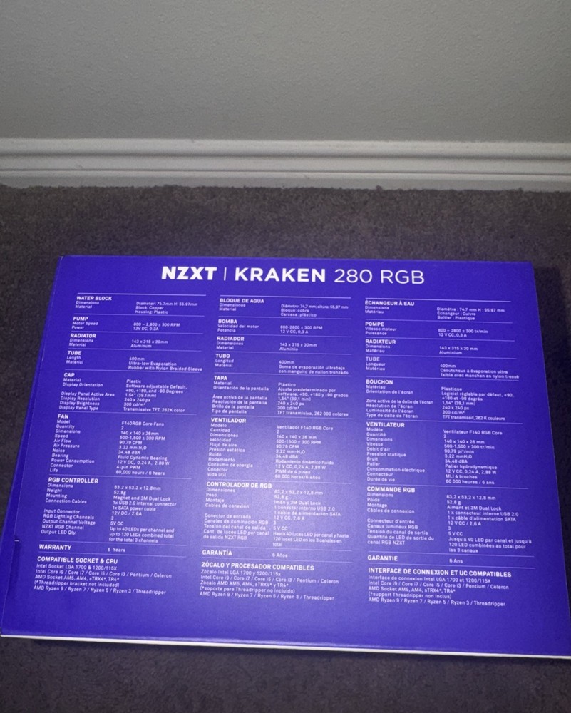 NZXT Kraken 280 RGB