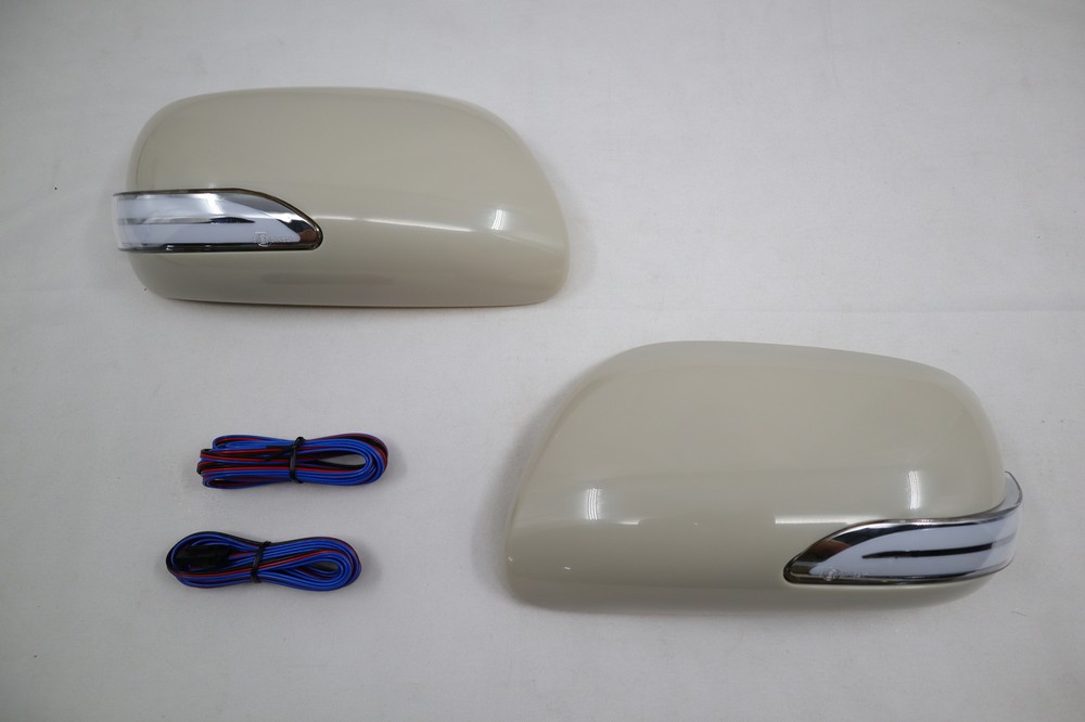 LED Sequential Turning Mirror Light+Cover,Turn Light Fit Corolla Altis 2009~2013