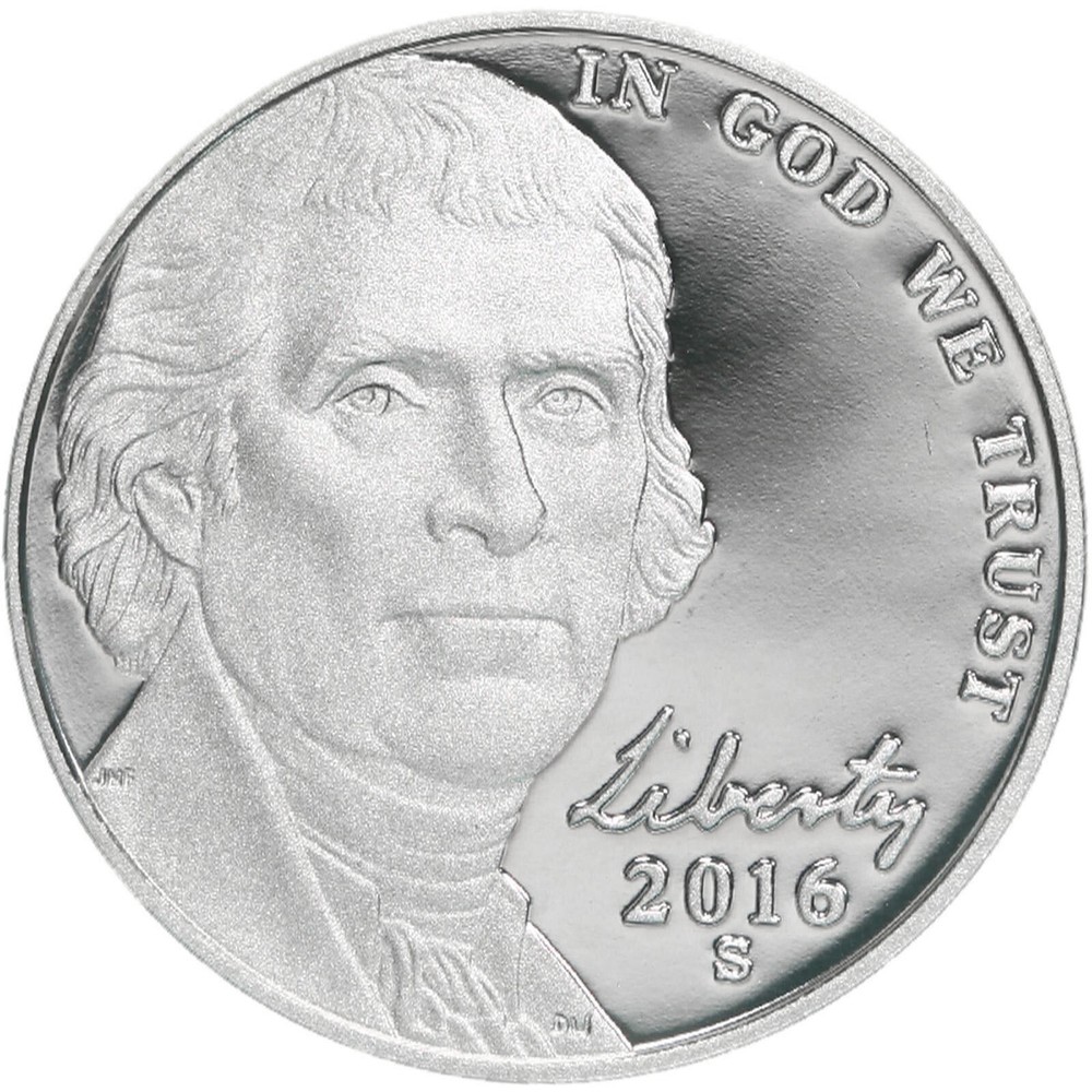 2016 S Jefferson Nickel Gem DCam Proof